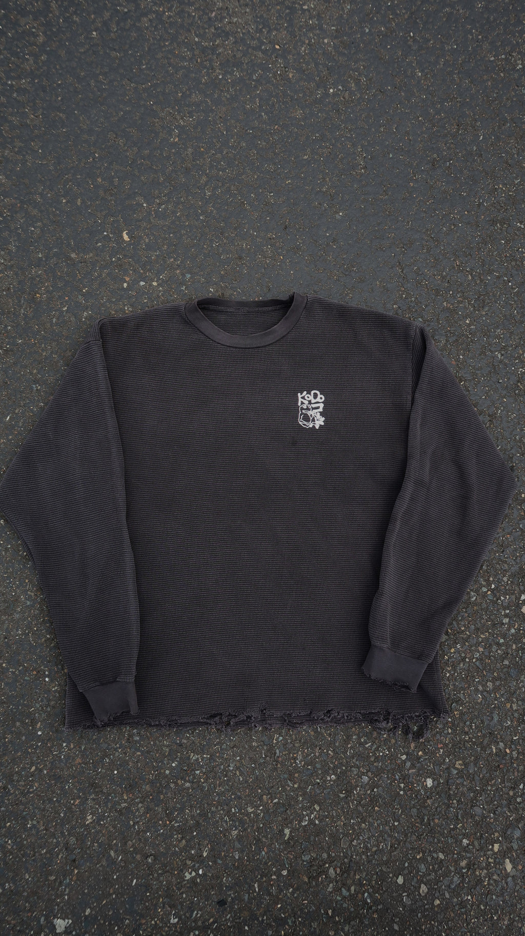 Kodo Kaeru Thermal Long Sleeve Vintage Black