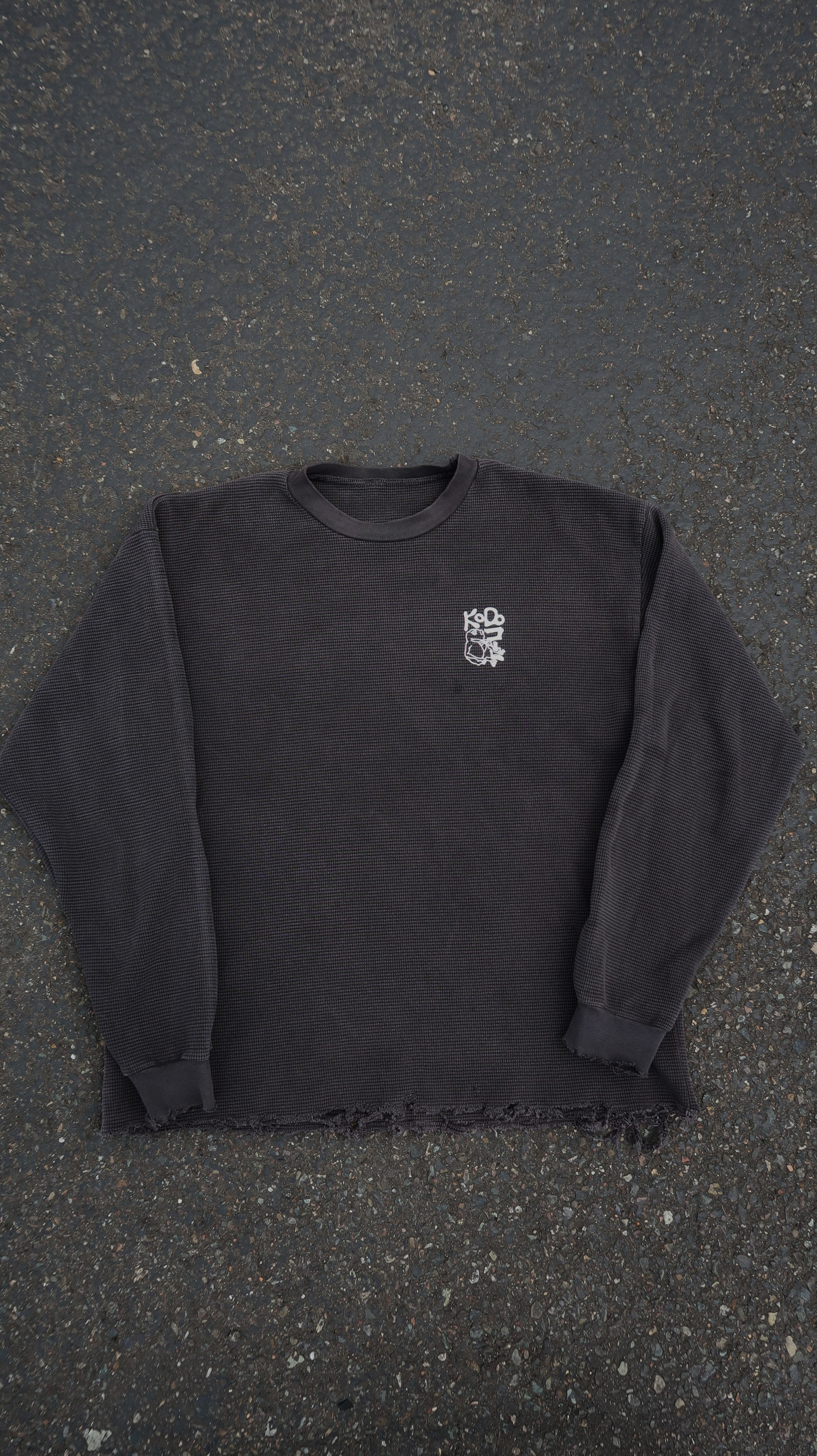 Kodo Kaeru Thermal Long Sleeve Vintage Black